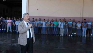 Başkan Palancıoğlu Belediye Çalışanlarıyla Bayramlaştı