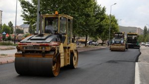 Belsin'de 4 kilometrelik yolda asfaltlama yapıldı