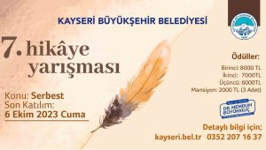 Büyükşehir, hikâye yarışmasının 7'ncisini gerçekleştiriyor