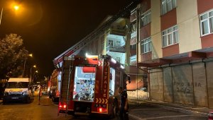 İkamette çıkan yangın 1 saatte söndürüldü