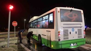 Kayseri'de halk otobüsünü kaçıran zihinsel engelli genç, ekipleri harekete geçirdi