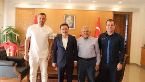 Vali Çiçek, Çağdaş Atan ile bir araya geldi