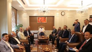 Bakan Özhaseki ve Başkan Büyükkılıç'tan Adıyaman Valisi'ne Ziyaret