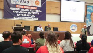 Büyükkılıç, AFAD Akrediteli Kentsel Arama Kurtarma Ekiplerinin Eğitimi Ve Entegrasyonu Seminerine katıldı