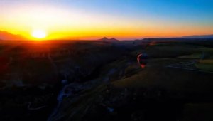 Kapadokya'nın giriş kapısında eşsiz görüntüler