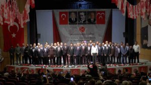 MHP Lideri Bahçeli'nin mesajı ayakta alkışlandı