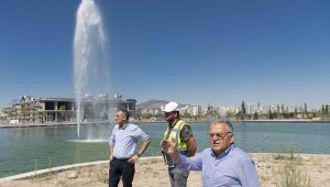 Recep Tayyip Erdoğan Millet Bahçesi'nde İnceleme