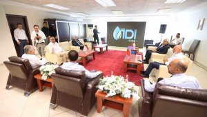 Vali Çiçek ve Başkan Büyükkılıç'tan KTB'ye hem ziyaret hem toplantı