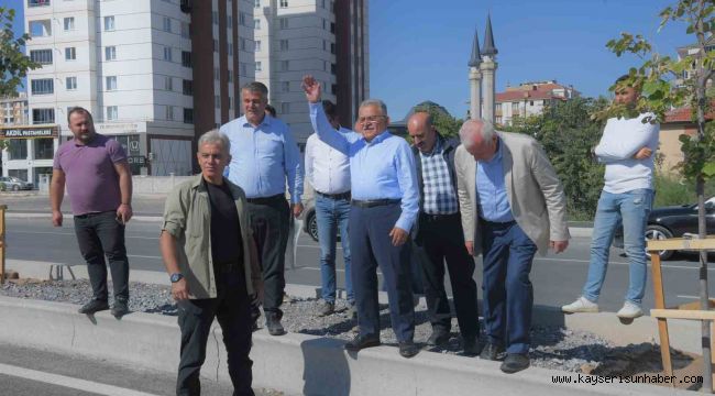 Başkan Büyükkılıç, 60 Milyon TL'lik yolda incelemelerde bulundu