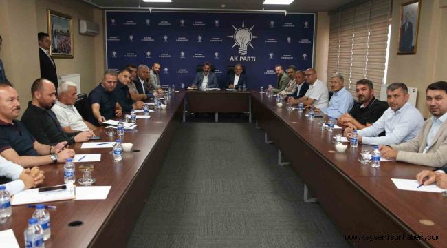 Başkan Büyükkılıç, İlçe Başkanları İstişare Toplantısına katıldı