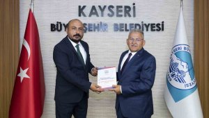 Büyükkılıç'a TMMOB Makine Mühendisleri Odası Kayseri Şubesi'nden ziyaret