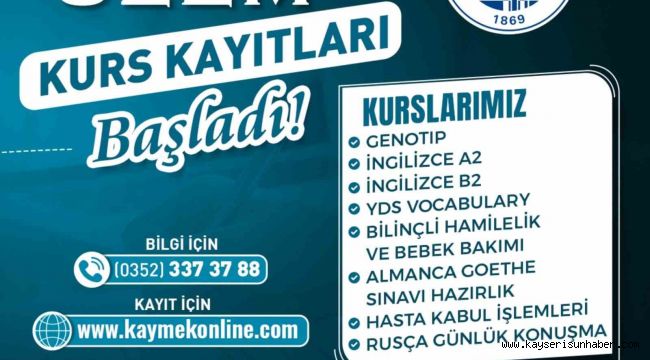 Büyükşehir'in Uzaktan Eğitim Merkezi kurs kayıtları başladı