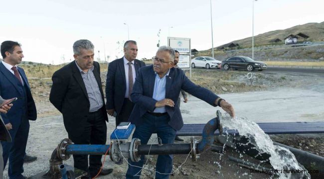 Erciyes'te sıcak su sondaj çalışması devam ediyor