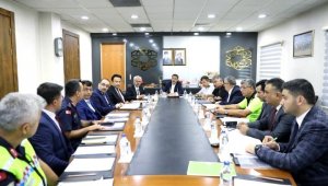 Okul Güvenliği Toplantısı, Vali Çiçek başkanlığında yapıldı