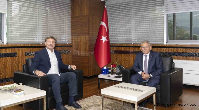 Başkan Büyükkılıç, Bahçelievler Belediye Başkanı Bahadır'ı Ağırladı