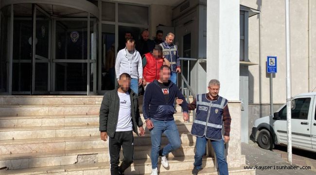 Kayseri'de 31 ekiple eş zamanlı aranan şahıs operasyonu: 14 kişi yakalandı