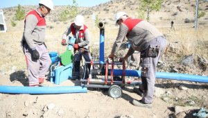 Melikgazi'den kırsal mahallelerde çiftçilerin sulama sıkıntısına çözüm
