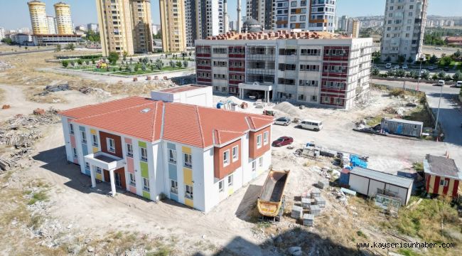 Türkiye'de en Çok Okul Yapan Melikgazi'de Okul Yapımları Devam Ediyor