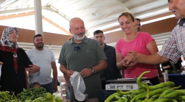 Başkan Çolakbayrakdar, " Kayseri'ye organik tarımı sevdirdik"
