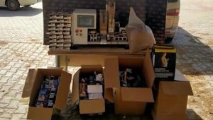 Kaçakçılık operasyonunda 20 bin adet dolu makaron ele geçirildi