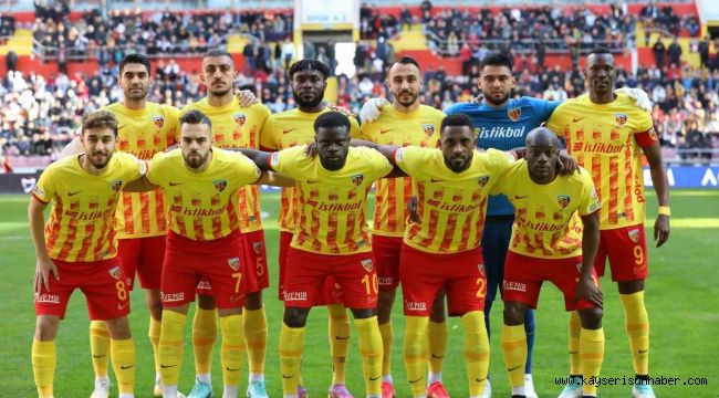 Kayserispor 13. haftayı 6. sırada kapattı