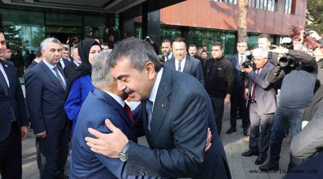 Milli Eğitim Bakanı Tekin'den Başkan Büyükkılıç'a ziyaret