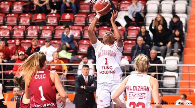 TKBL: Galatasaray: 89 - Melikgazi Kayseri Basketbol: 85