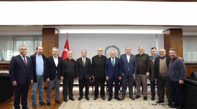 Başkan Büyükkılıç'a STK ve muhtarlardan ziyaret