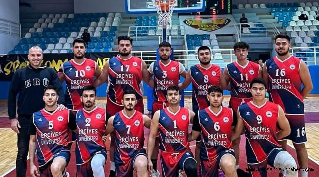 Erciyes Üniversitesi Basketbolda şampiyon oldu