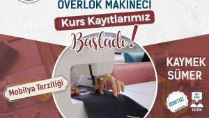 İstihdam garantili 'overlok makineci' kursu başlıyor