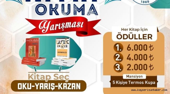 KAYMEK'in 3. Kitap Okuma Yarışması'nda heyecan başlıyor