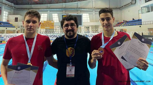 Kayserili TOHM sporcularından Türkiye rekoru