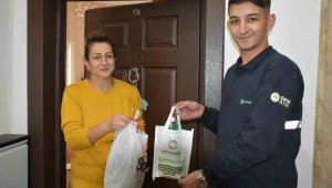 Kocasinan'dan bitkisel atık yağa, temizlik seti hediye