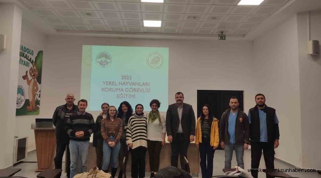 Yerel Hayvan Koruma Görevlisi Sertifikaları dağıtıldı