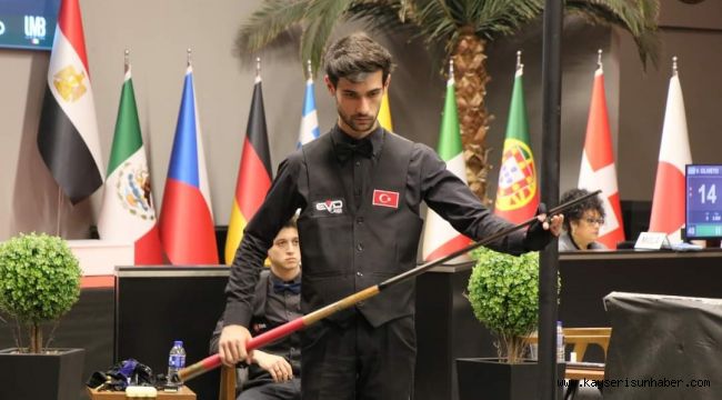 AGÜ öğrencisinden Türkiye Bilardo Şampiyonluğu