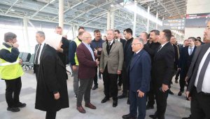Akar, Büyükkılıç ve milletvekillerinden Havalimanı Yeni Terminal Binası'na inceleme
