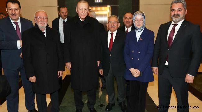 Başkan Büyükkılıç, Cumhurbaşkanı Erdoğan ile görüştü