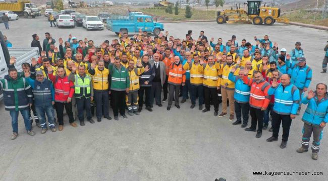 Başkan Çolakbayrakdar, "Yeter Ki bereket yağsın, kar temizlemeye hazırız"