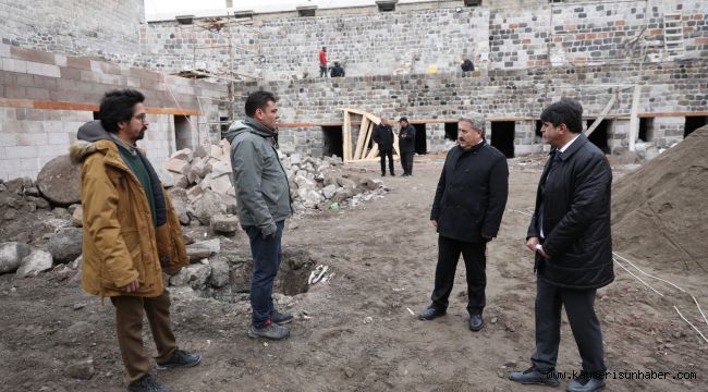 Başkan Palancıoğlu, "Geçmişin izi kültür varlıklarımıza sahip çıkıyoruz"