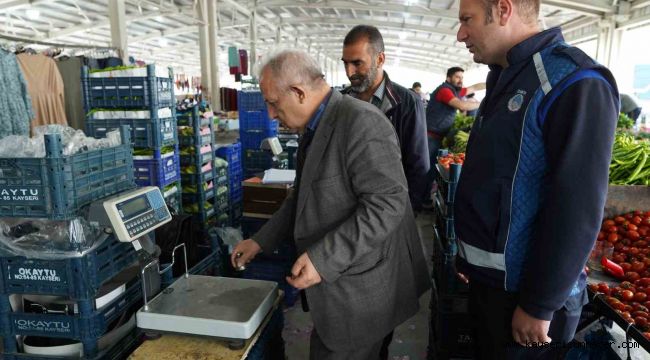 Başkan Palancıoğlu: "Ölçü ve tartı aletlerinin muayenesi için başvuru yapmayı unutmayın"