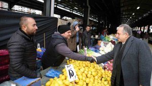 Başkan Yalçın'a ilgi yoğun