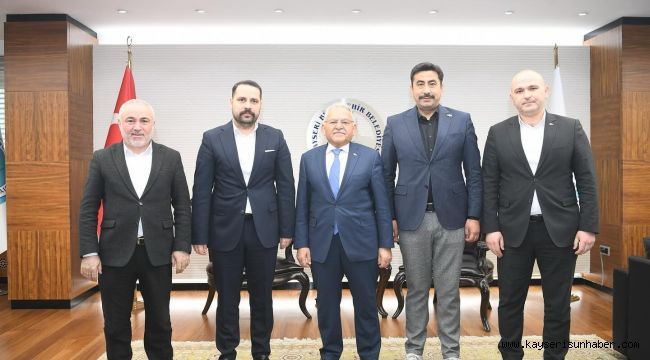 Büyükkılıç, Öz Taşıma-İş ve Hizmet-İş sendika temsilcilerini ağırladı