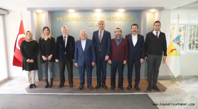 Büyükkılıç'tan Meteoroloji 7'nci Bölge Müdürü Erol'a ziyaret