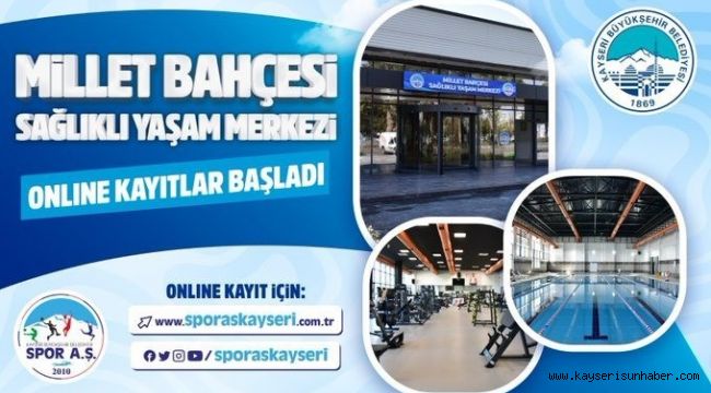 Büyükşehir Spor A.Ş. Sağlıklı Yaşam Merkezi'ne kayıtlar başladı