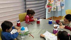 Büyükşehir'in 'çocuklara özel' kütüphanesinde yarıyıl tatil yoğunluğu