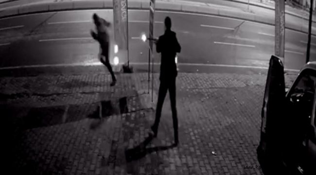 Dehşet anı kamerada