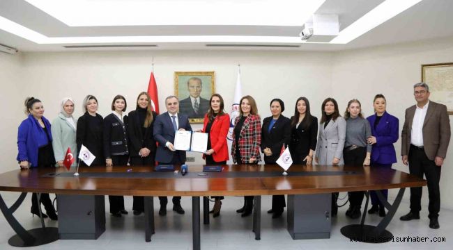 ERÜ ile TOBB Kayseri Kadın Girişimciler Kurulu arasında iş birliği protokolü imzalandı