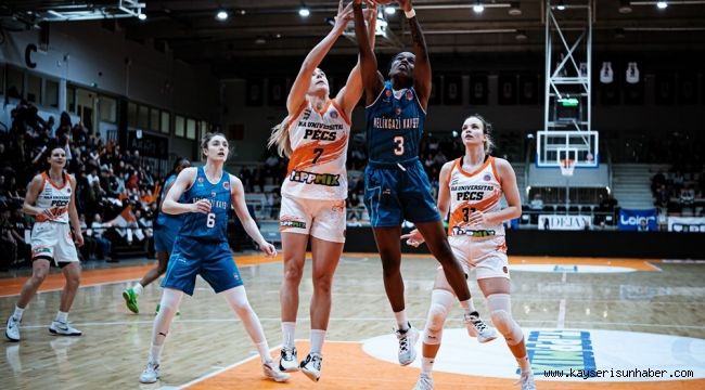 EuroCup Women: NKA Pecs Üniversitesi: 72 - Melikgazi Kayseri Basketbol: 70