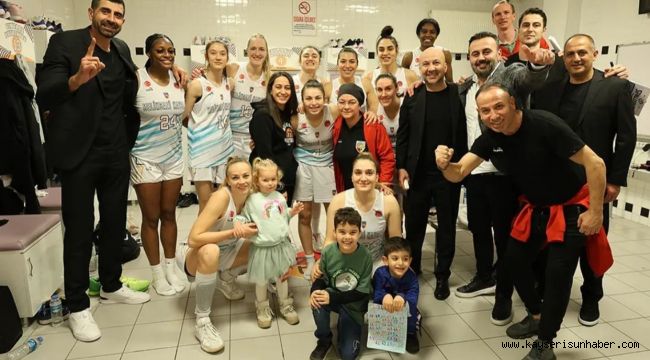 EuroCup Women Son 16 Turu: Melikgazi Kayseri Basketbol: 76 - NKA Pecs Üniversitesi: 65