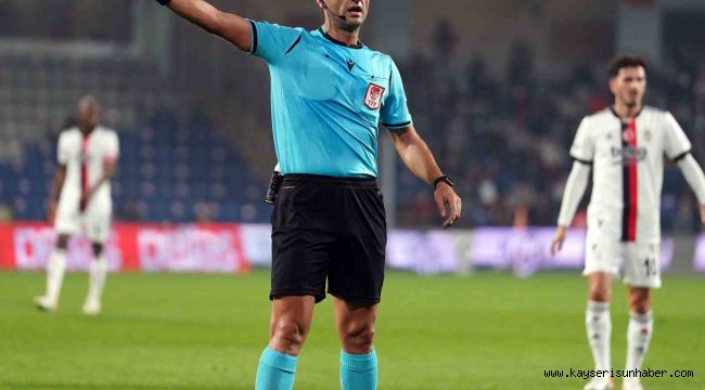 Galatasaray-Kayserispor maçını Atilla Karaoğlan yönetecek